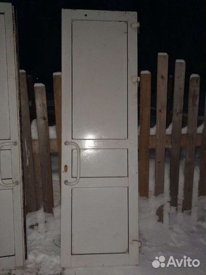 Двери металлические двойные