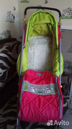 Коляска санки