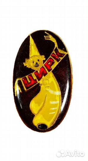 Значок клоун 