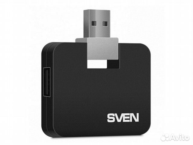 Концентратор USB sven HB-677 black (USB 2.0 4 порт