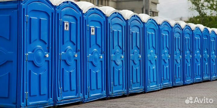 Туалетные кабины разных типов и видов