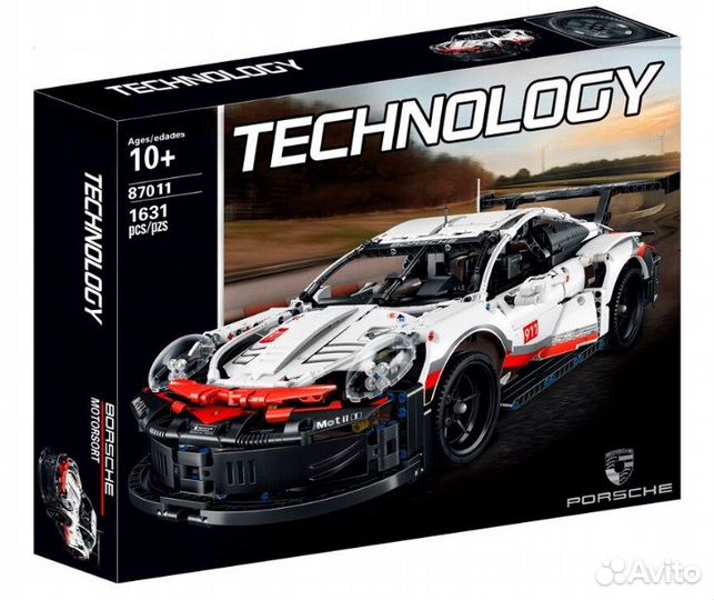 Конструктор Porsche 911 RSR 1630 деталей