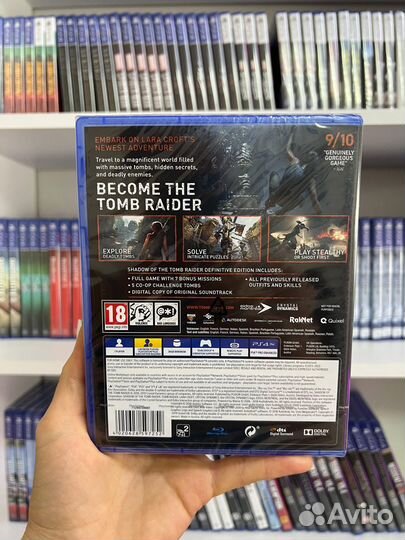 Shadow of the tomb raider ps4 новый диск