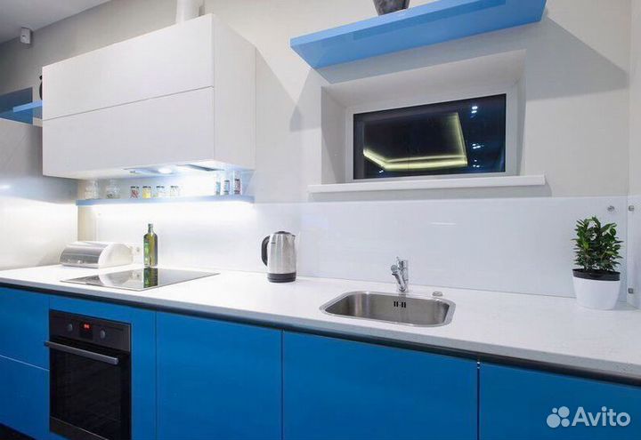 Кухня угловая на заказ.мдф фасады