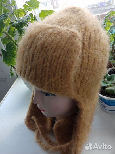 Шапка ушанка женская