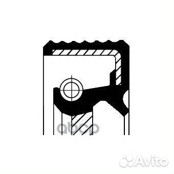 Сальник коленчатого вала 15015976B Corteco