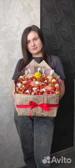 Съедобные букеты для мужчин. Подарок папе, мужу