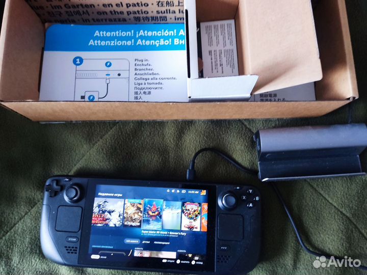 Steamdeck + докстанция