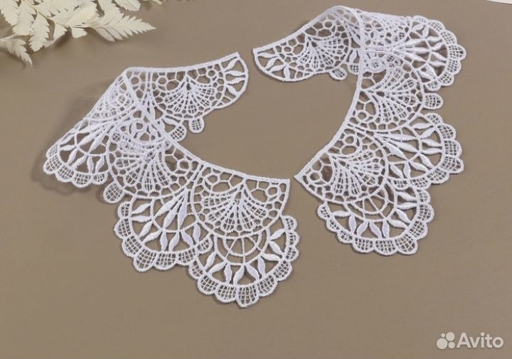 Воротник пришивной кружевной