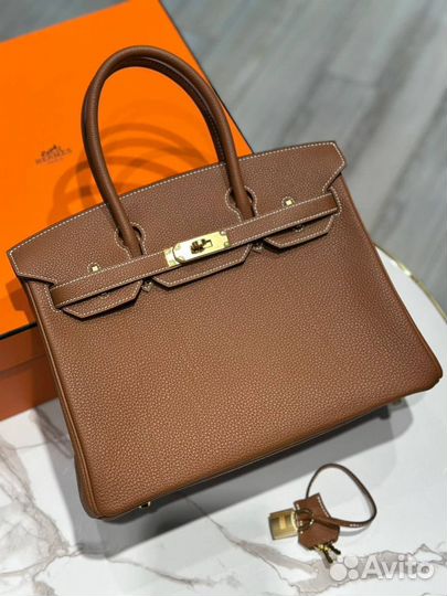 Сумка Hermes Birkin 30 см с прожилками