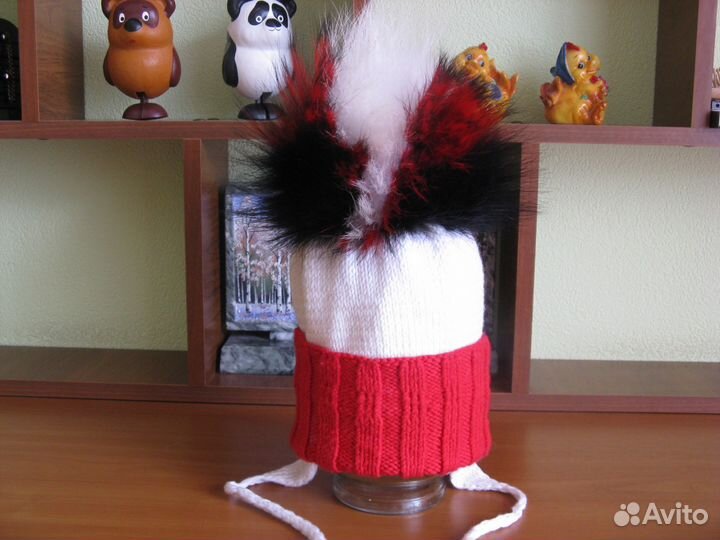 Шапочка самовяз на окружность 50-52