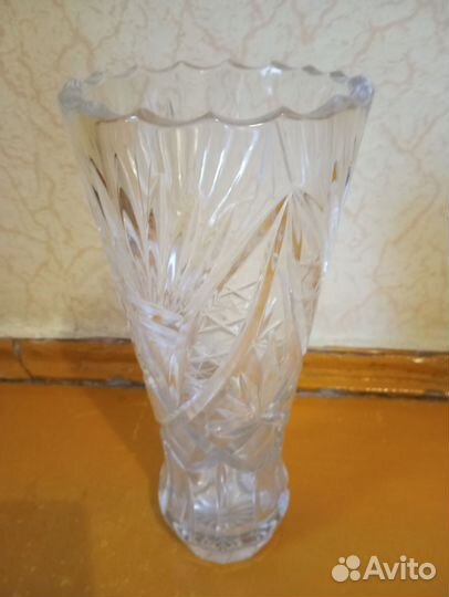Ваза хрустальная СССР высокая