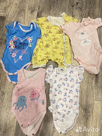 Боди с коротким рукавом 50,56,62