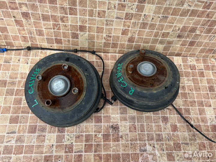 Задние барабаны в сборе Citroen C-Elysee