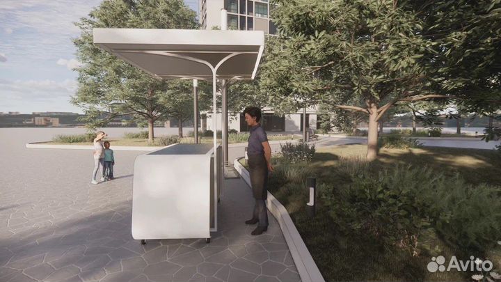 Торговая тележка для парка и ТЦ Стиляга