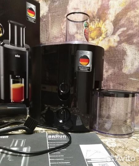 Соковыжималка новая Braun J 300, обмен