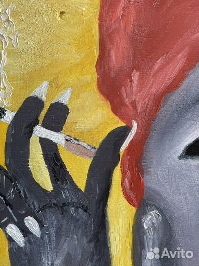 Картина маслом Долгое ожидание