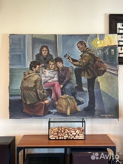 Живопись/картина соцреализм/ссср 128х100 см. Масло