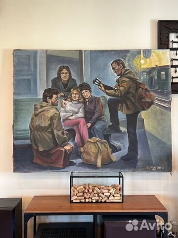 Живопись/картина соцреализм/ссср 128х100 см. Масло