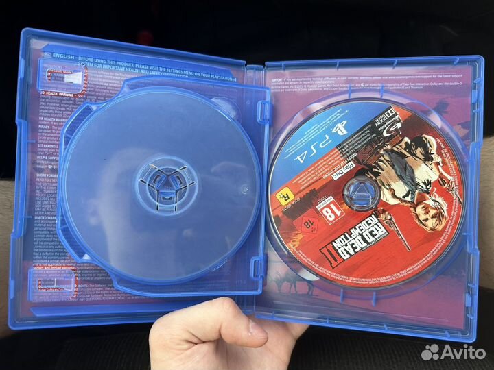 Red dead redemption 2 ps4 диск