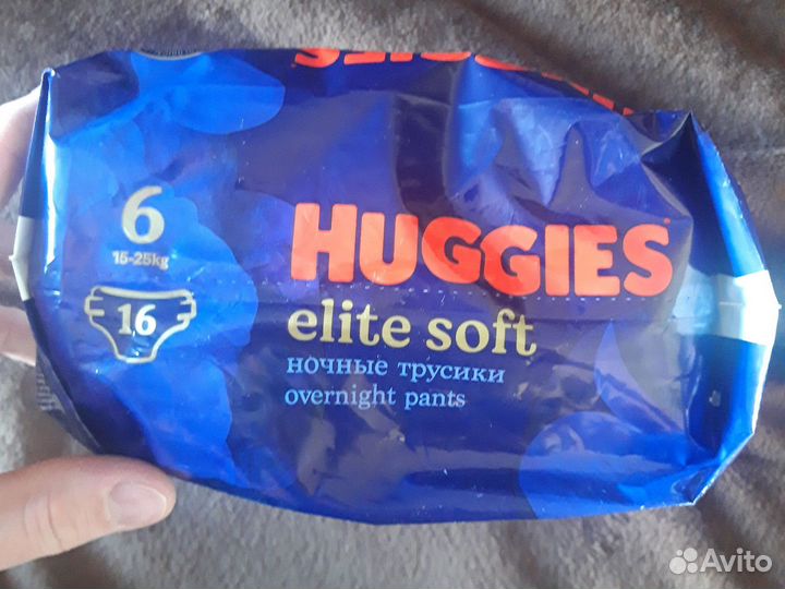 Huggies elite soft 6 трусики
