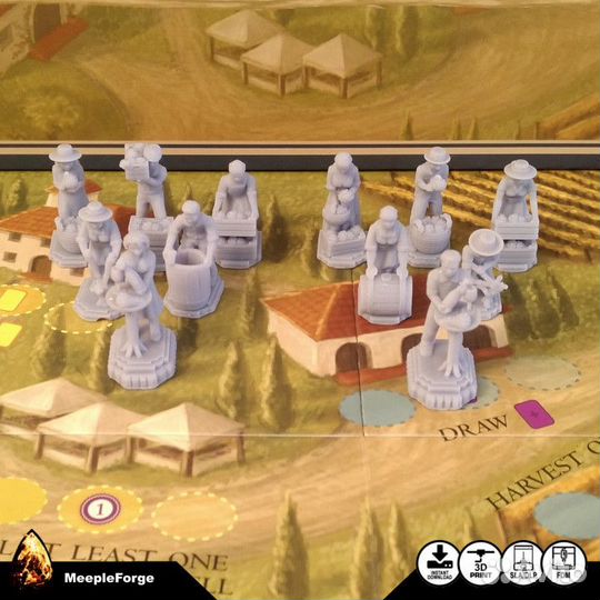 Набор миниатюр для настольной игры Виноделие