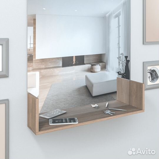 Полка Даминарт Настенная Прямая настенная Скоба 80