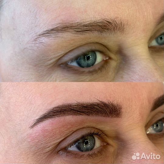 Ламинирование окрашивание бровей и ресниц