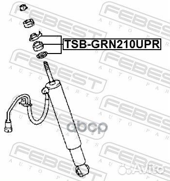 Втулка заднего амортизатора toyota land cruiser