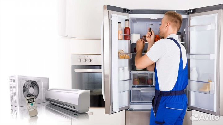 Ремонт бытовых холодильников, витрин, холод.камер