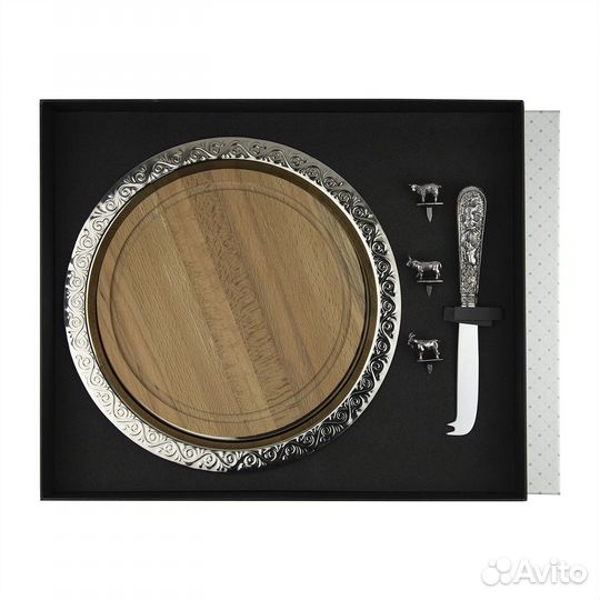 Набор для сыра с разделочной доской