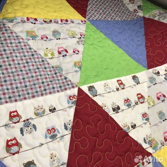 Покрывало лоскутное детское