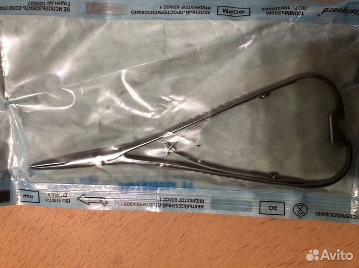 Иглодержатель хирургический Mathieu 14 и 17 см