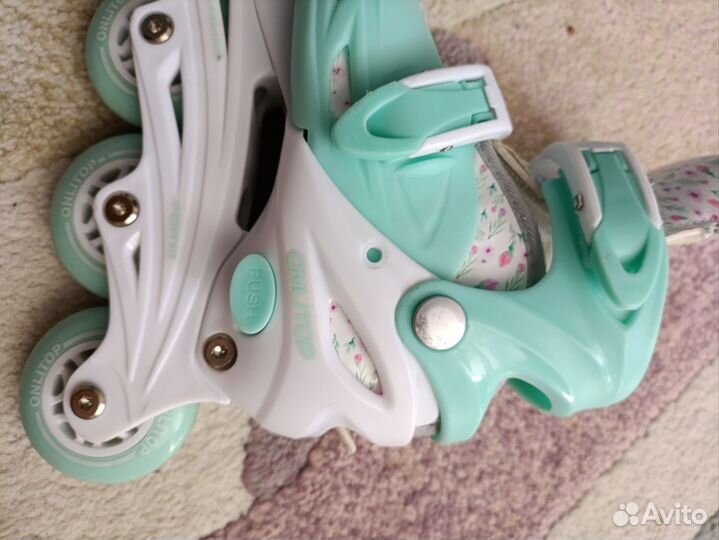 Ролики для девочки 30 33 с защитой