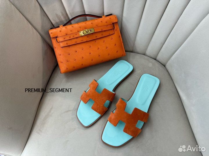 Сумка Hermes Kelly Pochette страус