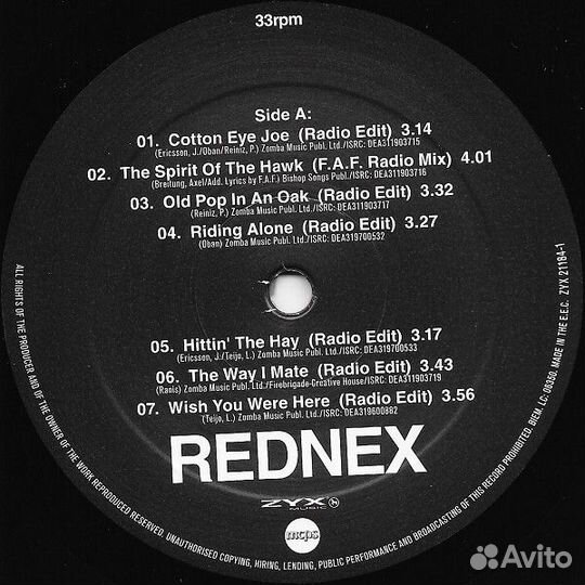 Винил Rednex – Greatest Hits & Remixes