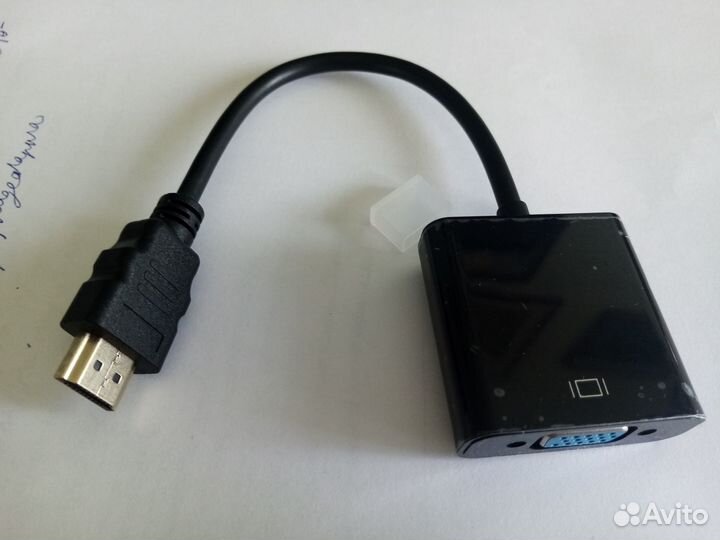 Переходник HDMi на VGA для подключения VGA к hdmi