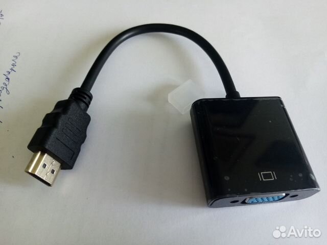 Переходник HDMi на VGA для подключения VGA к hdmi