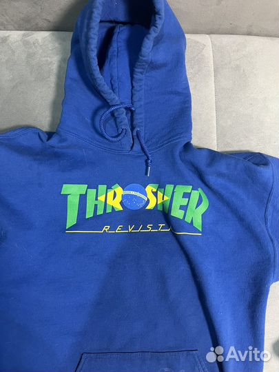 Худи Thrasher синий