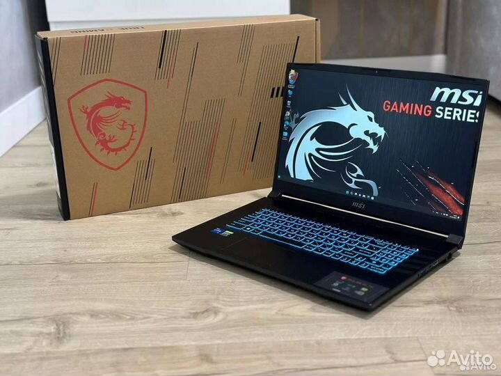 Огромный MSi 12 ядер i5-11400H 8Gb RTX3050Ti SSD
