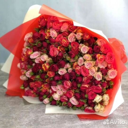 Кустовые розы на дом