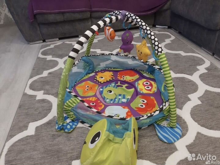 Развивающий коврик манеж с сухим бассейном