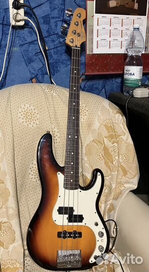 Бас гитара Fender precision longhorn boner bass