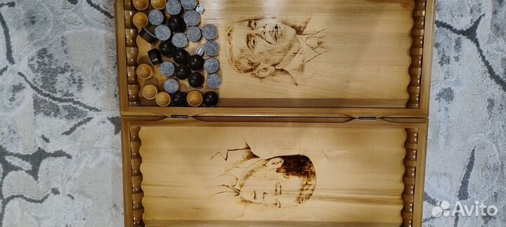 Нарды ручной работы бу