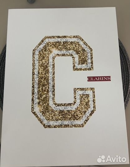 Коробка от адвент календаря clarins