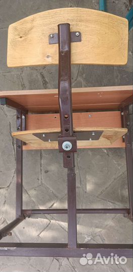 Растущая парта и стул бу