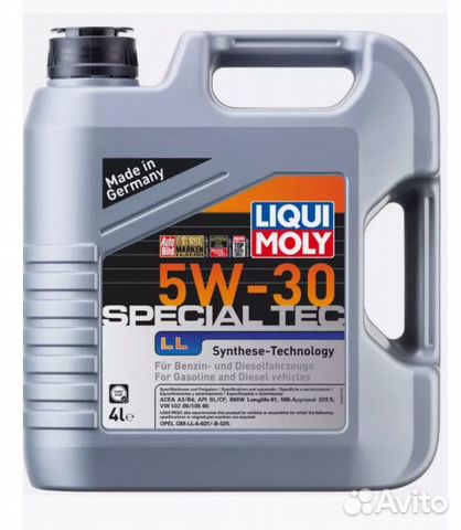 Масло Liqui Moly Leichtlauf Special LL 5w30 4л