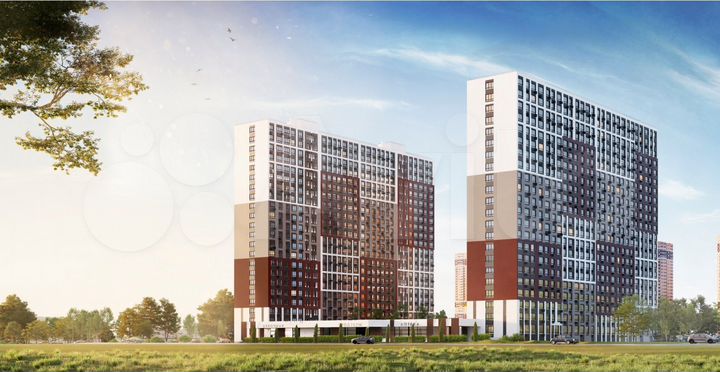 1-к. квартира, 33,3 м², 22/22 эт.