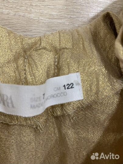 Блузка zara и шорты на 122