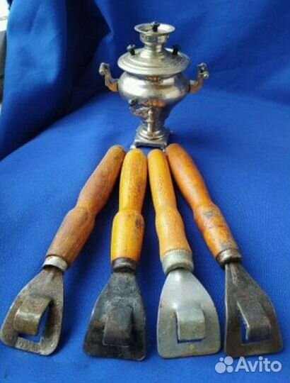 Сковорода сковородка чугун СССР ухват гриль